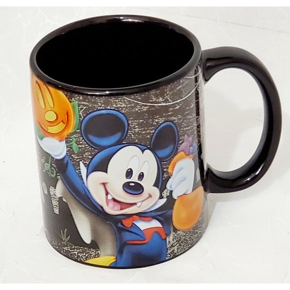 Disney Other - Disney Mickey Mouse Vampire Coffee Cup autumn halloween 16 oz mug